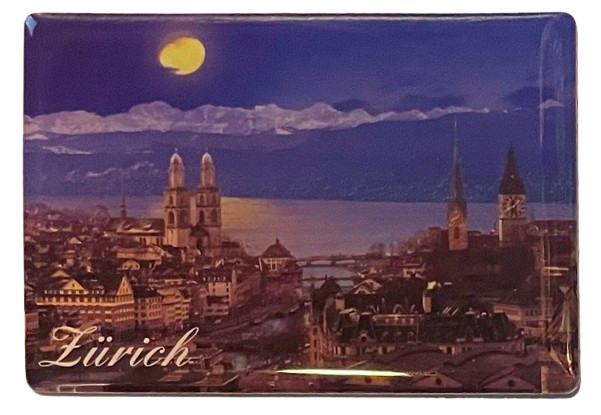 Magnet · Zuerich · Stadtansicht · Skyline Grossmuenster Fraumuenster